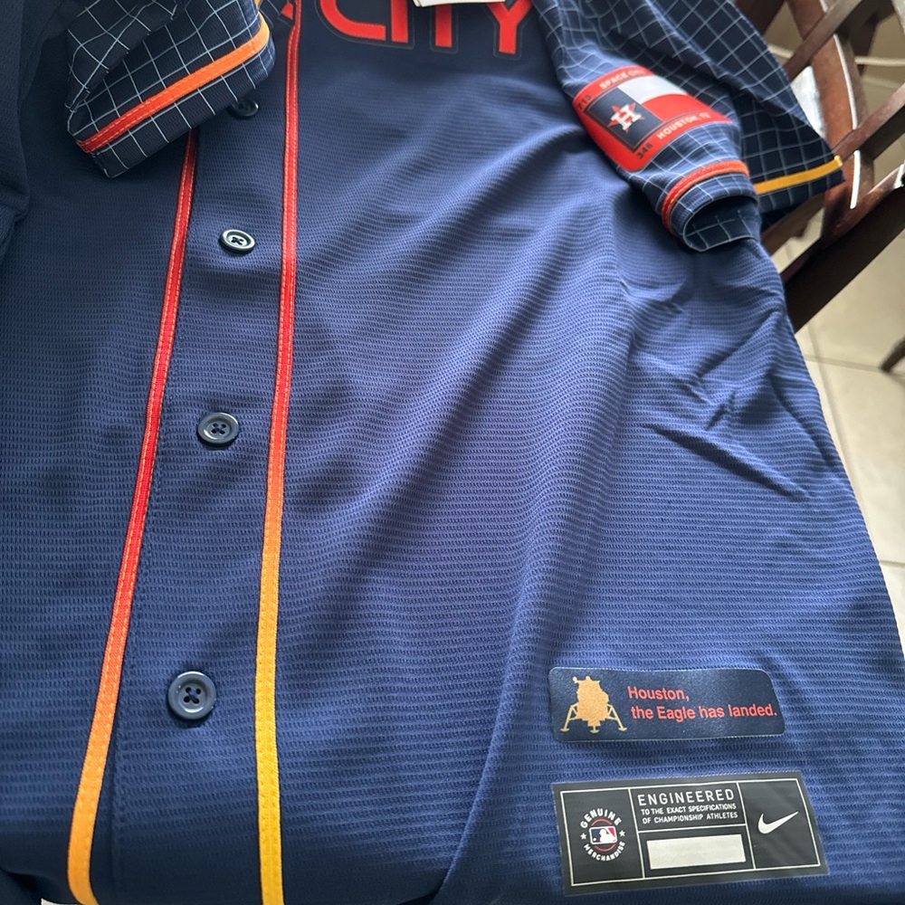 Houston Astros Space City men’s large jersey brand new! Your gain my loss.